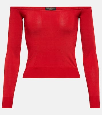 Portofino jersey con hombros descubiertos | Dolce&Gabbana