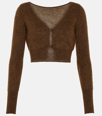Cardigan raccourci Alzou en mohair mélangé | Jacquemus
