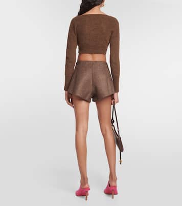 Cardigan raccourci Alzou en mohair mélangé | Jacquemus
