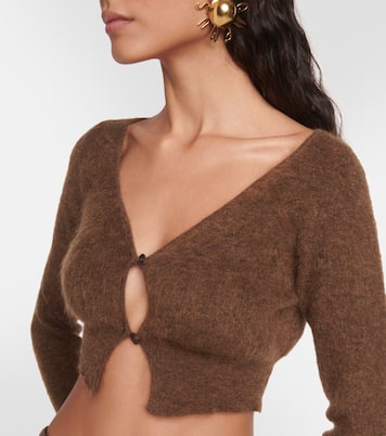 Cardigan raccourci Alzou en mohair mélangé | Jacquemus