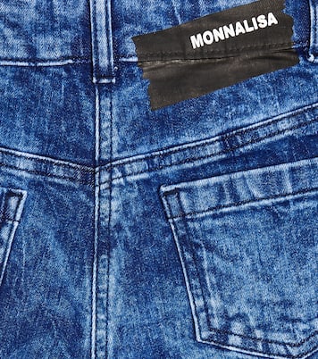 Shorts di jeans con ricamo | Monnalisa
