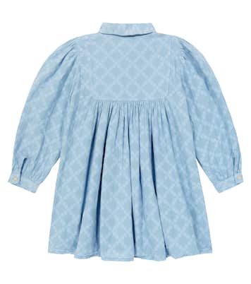 Abito Tessa in misto cotone a pieghe | Morley