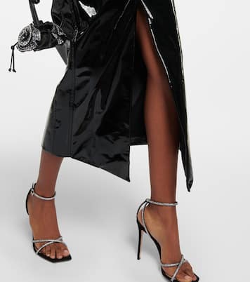 Abito midi in vernice  | David Koma