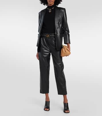 Pantaloni Coolidge in similpelle | Veronica Beard