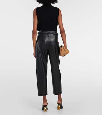 Pantaloni Coolidge in similpelle | Veronica Beard