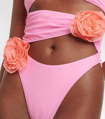 Rose cutout swimsuit  | Same
