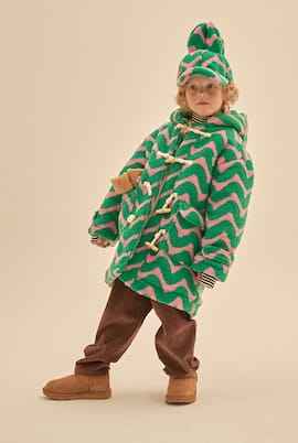 Abrigo Zigzag Dumble de forro polar | Jellymallow