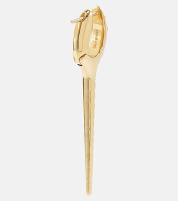 Boucles d'oreilles Lola Needle Medium en or 18 ct et diamants | Melissa Kaye