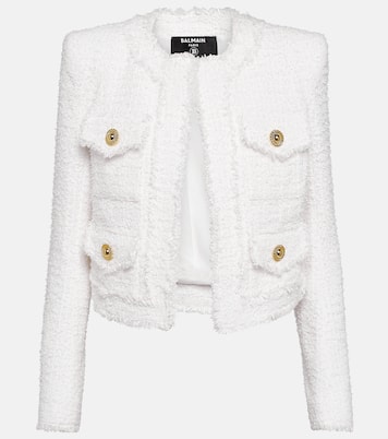 Cropped-Jacke aus Tweed | Balmain