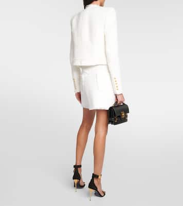 Cropped-Jacke aus Tweed | Balmain