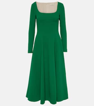 Vestido midi Kylee de crepé | Emilia Wickstead