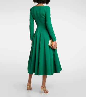 Vestido midi Kylee de crepé | Emilia Wickstead