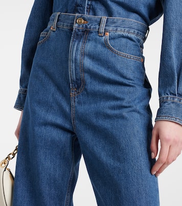 Jeans anchos de tiro alto | Valentino