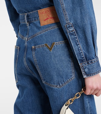 Jeans anchos de tiro alto | Valentino