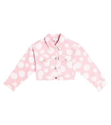 Chaqueta de denim con lunares | Marc Jacobs Kids