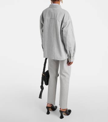 Gwen Slice denim shirt | Agolde