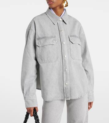 Gwen Slice denim shirt | Agolde