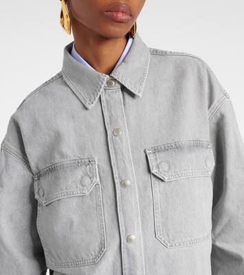 Gwen Slice denim shirt | Agolde