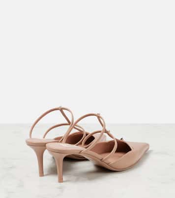 Mules Rockstud Wispy 60 en cuir | Valentino Garavani