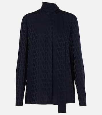 Chemise Toile Iconographe en soie | Valentino