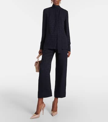 Chemise Toile Iconographe en soie | Valentino