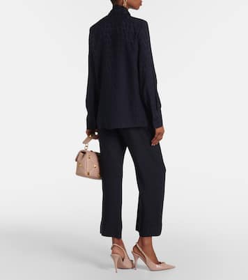Chemise Toile Iconographe en soie | Valentino