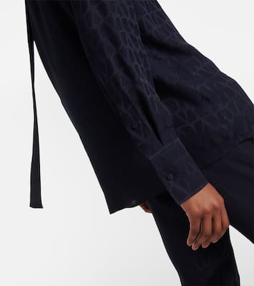 Chemise Toile Iconographe en soie | Valentino