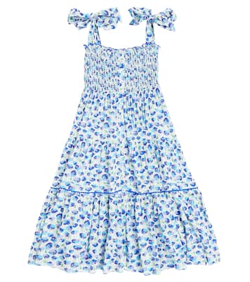 Bedrucktes Kleid Trini | Poupette St Barth Kids