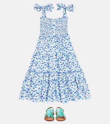 Bedrucktes Kleid Trini | Poupette St Barth Kids
