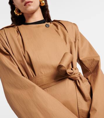 Gabardina Minnler de sarga de mezcla de algodón | Khaite