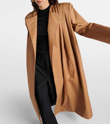 Gabardina Minnler de sarga de mezcla de algodón | Khaite