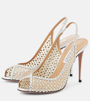 Sandali Crystal Lover 105 con cristalli | Aquazzura