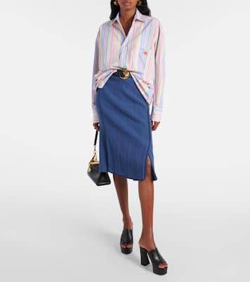 Camicia oversize in cotone a righe | Etro