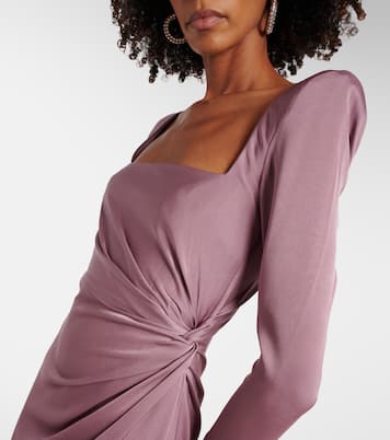 Satin midi dress | Alex Perry