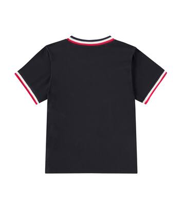 T-shirt Tricolor in jersey di cotone | Moncler Enfant