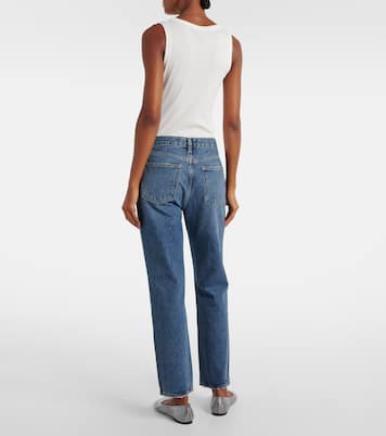 Valen mid-rise straight jeans | Agolde