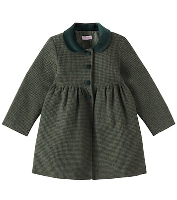 Alicia checked coat | La Coqueta