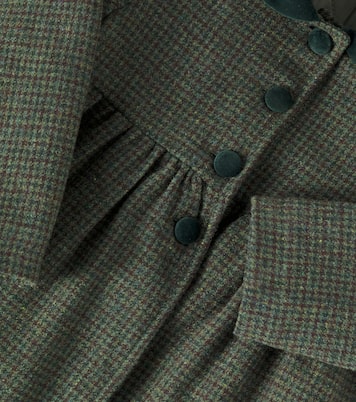 Alicia checked coat | La Coqueta
