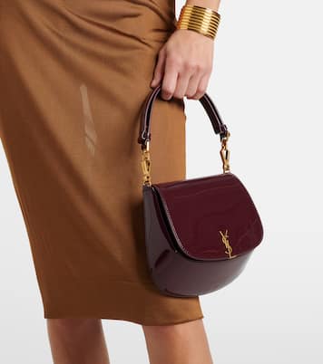 Sac Voltaire en cuir verni | Saint Laurent