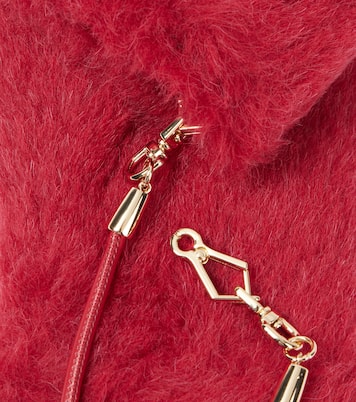 Ombrato wool and silk teddy mittens | Max Mara
