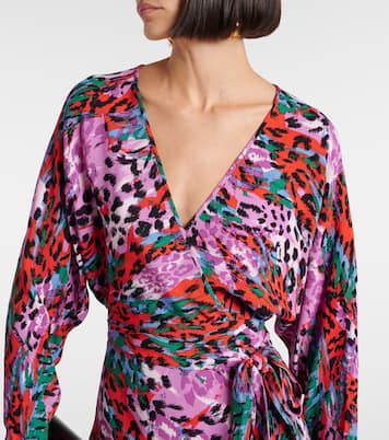 Eloise leopard-print midi dress | Diane von Furstenberg