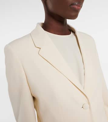 Bennet wool-blend crêpe blazer | Fforme