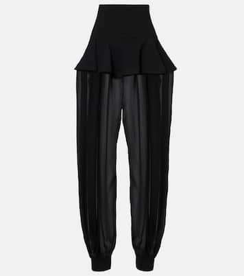 Weite Hose aus Georgette | Alaïa