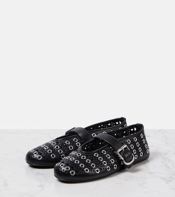 Ballerine Vienne in pelle con borchie | Alaïa