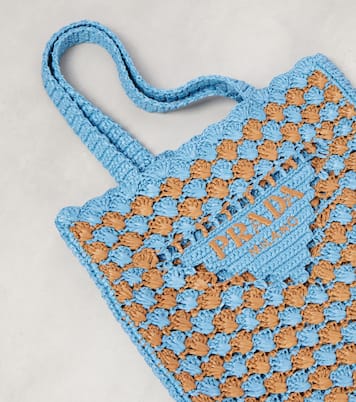 Sac en crochet à logo | Prada