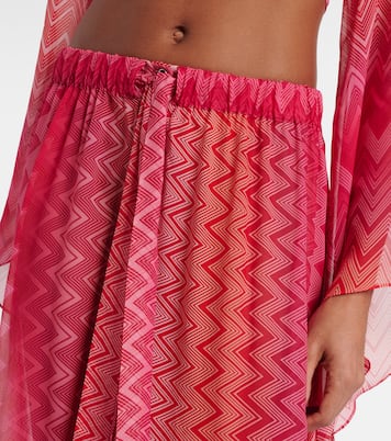 Falda larga de seda | Missoni