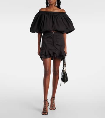 Minigonna Breena in cotone con volant | Marant Etoile