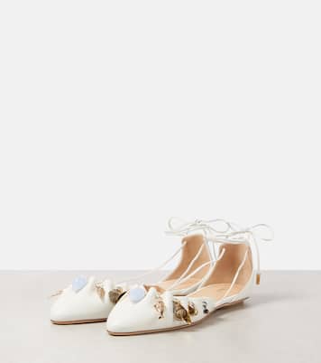 Ballerines Sea Treasures en cuir à ornements | Chloé