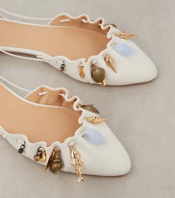 Ballerines Sea Treasures en cuir à ornements | Chloé
