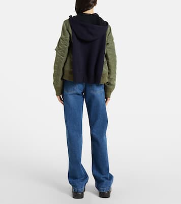Sudadera con capucha en mezcla de algodón | Sacai
